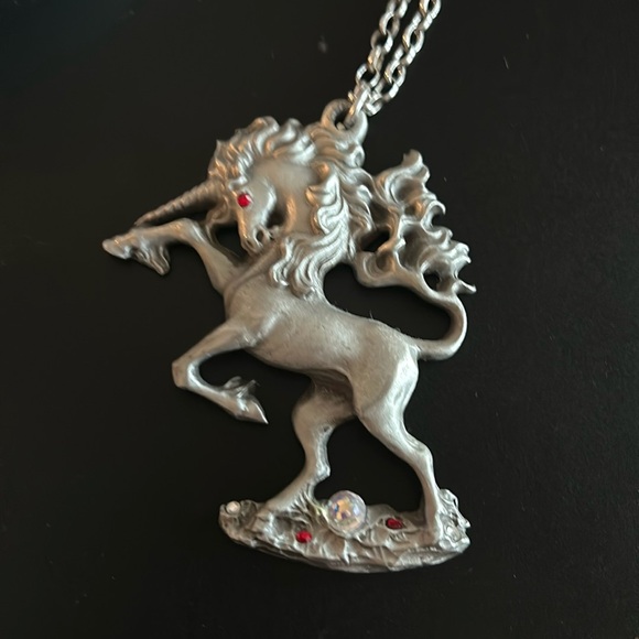 Rawcliff Pewter 1988 Vintage Unicorn Pendant - Picture 1 of 6